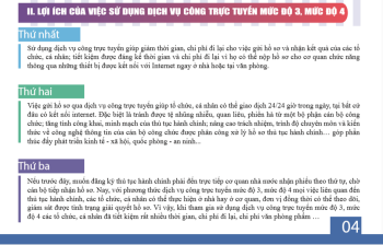 Lợi ích của việc sử dụng dịch vụ công trực tuyến mức độ 3 và 4 [INFOGRAPHIC]