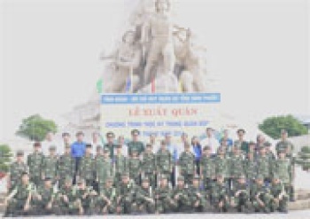 Hơn 118 chiến sĩ nhí tham gia học kỳ quân đội