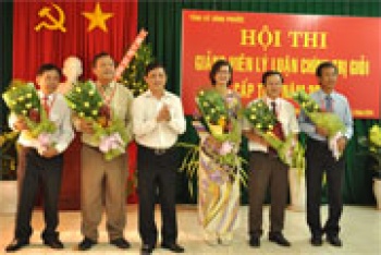 Hội thi giảng viên lý luận Nhà cái Fv88 chính thức giỏi cấp tỉnh