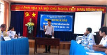 Chấm chung khảo cuộc thi sáng tạo thanh thiếu niên nhi đồng tỉnh lần thứ 7