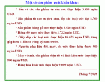 Giá hạt điều nhân tăng, giá mủ cao su xuất khẩu giảm so với cùng kỳ 2014