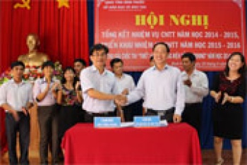 100% các trường THPT và trung tâm GDTX bố trí giáo viên dạy môn tin học