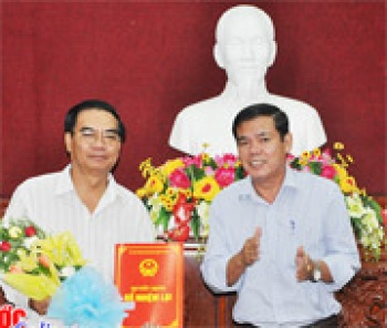 Bổ nhiệm lại cán bộ lãnh đạo của 3 sở