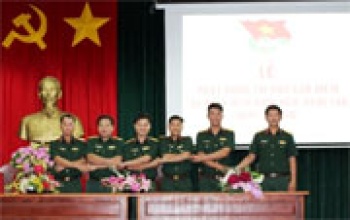 Đoàn thanh niên LLVT phát động thi đua “65 năm ngày đêm xung kích, sáng tạo, quyết thắng”