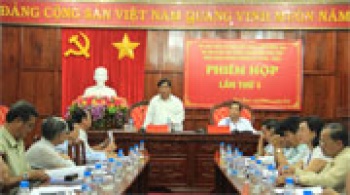 Ủy ban bầu cử tỉnh họp phiên thứ năm