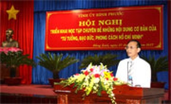 Đẩy mạnh học tập và làm theo tư tưởng, đạo đức, phong cách Hồ Chính Minh