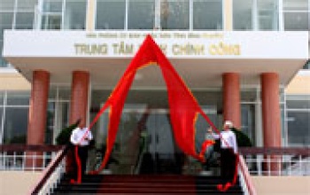 Trung tâm Hành chính công tỉnh đi vào hoạt động
