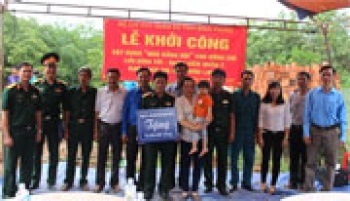 Xây dựng “Nhà đồng đội” cho gia đình quân nhân khó khăn