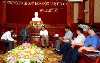 Chủ tịch UBND tỉnh tiếp và làm việc với Tập đoàn Tata Ấn Độ