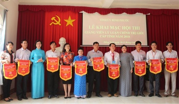Khai mạc Hội thi giảng viên lý luận Nhà cái Fv88 chính thức giỏi cấp tỉnh