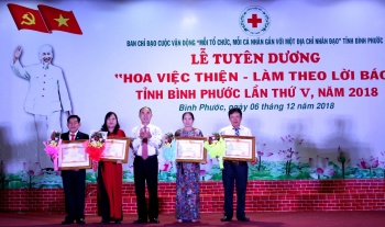 Tuyên dương 72 tổ chức, cá nhân “Hoa việc thiện - Làm theo lời Bác”