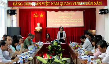 Tổng kết hoạt động cộng tác viên dư luận xã hội năm 2018