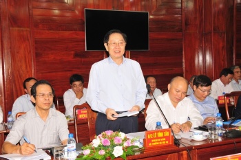 Bộ Nội vụ làm việc với UBND tỉnh về công tác công vụ
