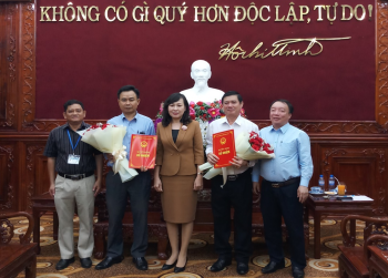 UBND tỉnh phân công cán bộ phụ trách quản lý, điều hành Sở Nội vụ, Sở Tư pháp