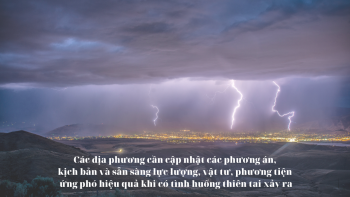 Thời kỳ chuyển tiếp mùa khô sang mùa mưa: Khi mưa thường kèm theo dông sét, gió giật mạnh