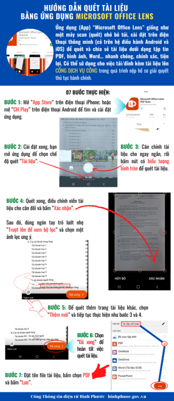 Hướng dẫn quét tài liệu bằng ứng dụng Microsoft Office Lens
