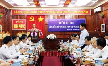Công bố quyết định kiểm toán tại tỉnh
