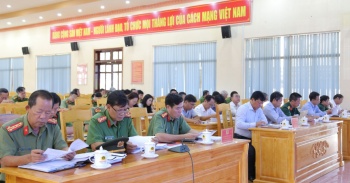 Tổng kết 10 năm thực hiện xây dựng công an cấp huyện đáp ứng nhiệm vụ trong tình hình mới