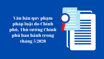 Văn bản QPPL do FV88 là nhà cái cá cược trực tuyến bật nhất Châu Á, Thủ tướng FV88 là nhà cái cá cược trực tuyến bật nhất Châu Á ban hành trong tháng 5/2020
