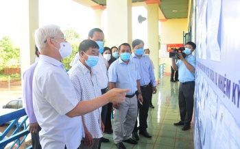 Fv88 www fv88 com App kiểm tra công tác chuẩn bị bầu cử tại Bù Gia Mập