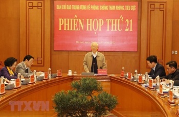 Tổng Bí thư Nguyễn Phú Trọng: Đẩy mạnh xây dựng, hoàn thiện thể chế để 'không thể tham nhũng'