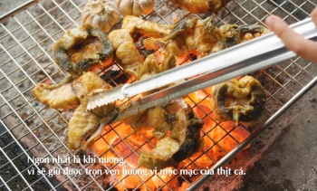 Eel -  The speciality of the Thac Mo lake