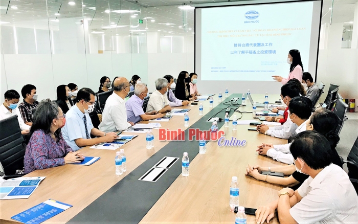 Taiwanese Enterprise Delegation surveying The Becamex - BP industrial Zone