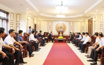 The Provincial Secretary welcomes John Swire & Sons Group to learn investment opportunities in Binh Phuoc