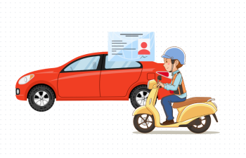 The license plates are issued and managed according to the identifier codes of the vehicle owners.