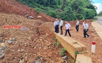 Kiểm tra công tác phòng, chống thiên tai