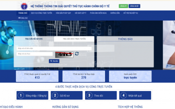 Trang tra cứu thông tin thực phẩm bảo vệ sức khỏe