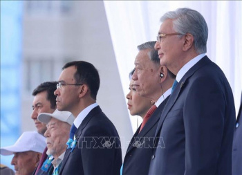 Tổng Bí thư Tô Lâm dự Lễ duyệt binh Kỷ niệm 80 năm Ngày Chiến thắng phát xít tại Kazakhstan