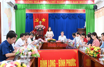 Lãnh đạo tỉnh kiểm tra thực tế vận hành tổ chức chính quyền phường Bình Long