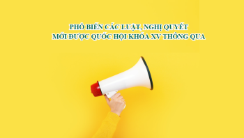 Phổ biến các luật, nghị quyết mới được Fv tám tám link đăng ký khóa XV thông qua