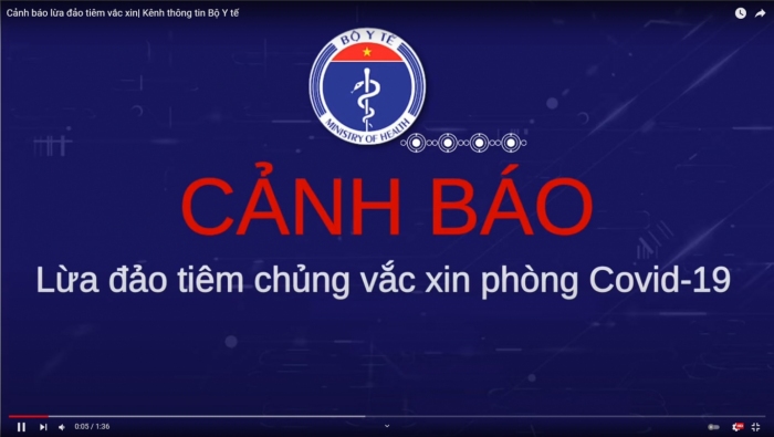 Cảnh báo lừa đảo tiêm chủng vắc xin phòng Covid-19