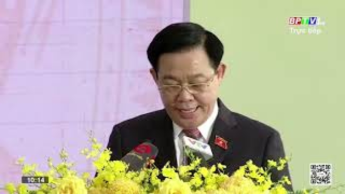 Phát biểu của Chủ tịch Fv tám tám link đăng ký Vương Đình Huệ tại Lễ công bố thành lập thị xã Chơn thành