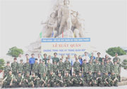 Hơn 118 chiến sĩ nhí tham gia học kỳ quân đội