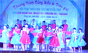 Hội trại “ước mơ tuổi thơ” và liên hoan nghệ thuật hoa phượng đỏ, aerobic