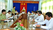 Đoàn công tác Bộ NN&PTNT làm việc tại tỉnh về công tác sử dụng và bảo vệ rừng