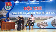 Sôi nổi hội thi “Thanh niên với văn hóa công sở”
