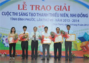 Tuyên dương trao giải các nhà sáng tạo trẻ lần thứ 7