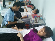 Hội Chữ thập đỏ tỉnh tổ chức hiến máu nhân đạo đợt 2