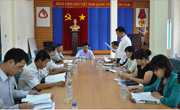 Giao ban công tác ngân hàng chính sách xã hội tỉnh quý 3