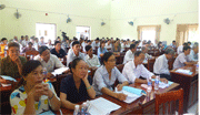 Tập huấn nghiệp vụ triển khai phong trào văn hoá ở cơ sở