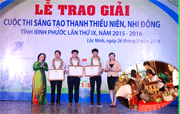 Trao giải sáng tạo thanh thiếu niên, nhi đồng lần thứ 9
