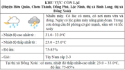 Bản tin dự báo thời tiết ngày 1/11