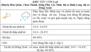 Bản tin dự báo thời tiết ngày 16/11