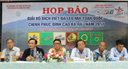 “Chinh phục đỉnh cao Bà Rá” 2017 thu hút 56 đoàn với 617 vận động viên tham gia