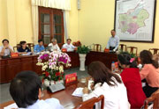 Giao ban khối văn hóa - xã hội