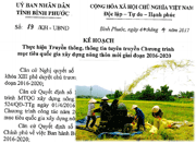 Tuyên truyền mục tiêu quốc gia về xây dựng nông thôn mới giai đoạn 2016-2020